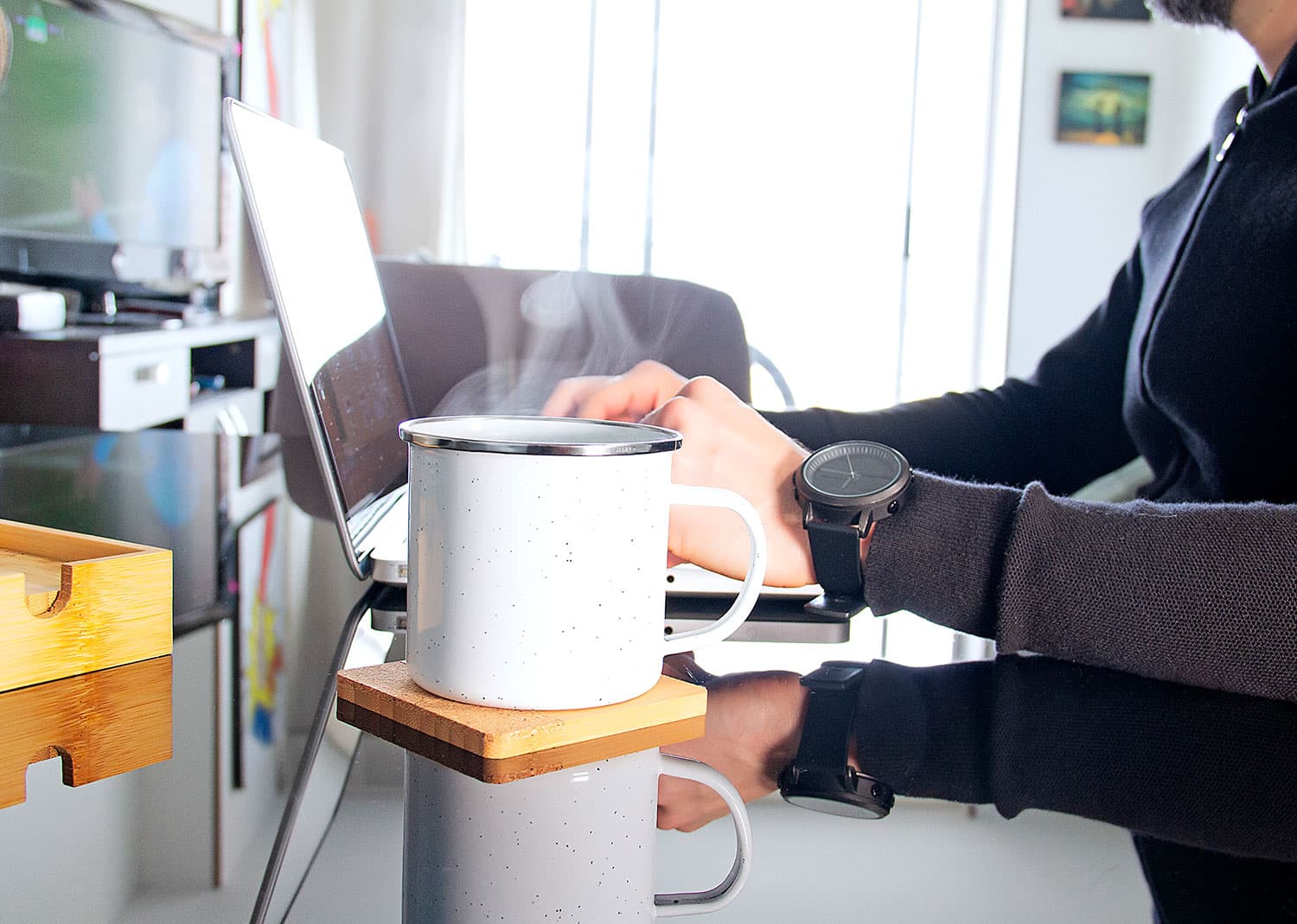 Taza Esmaltada Galaxy 400 ml / 13 Oz 12