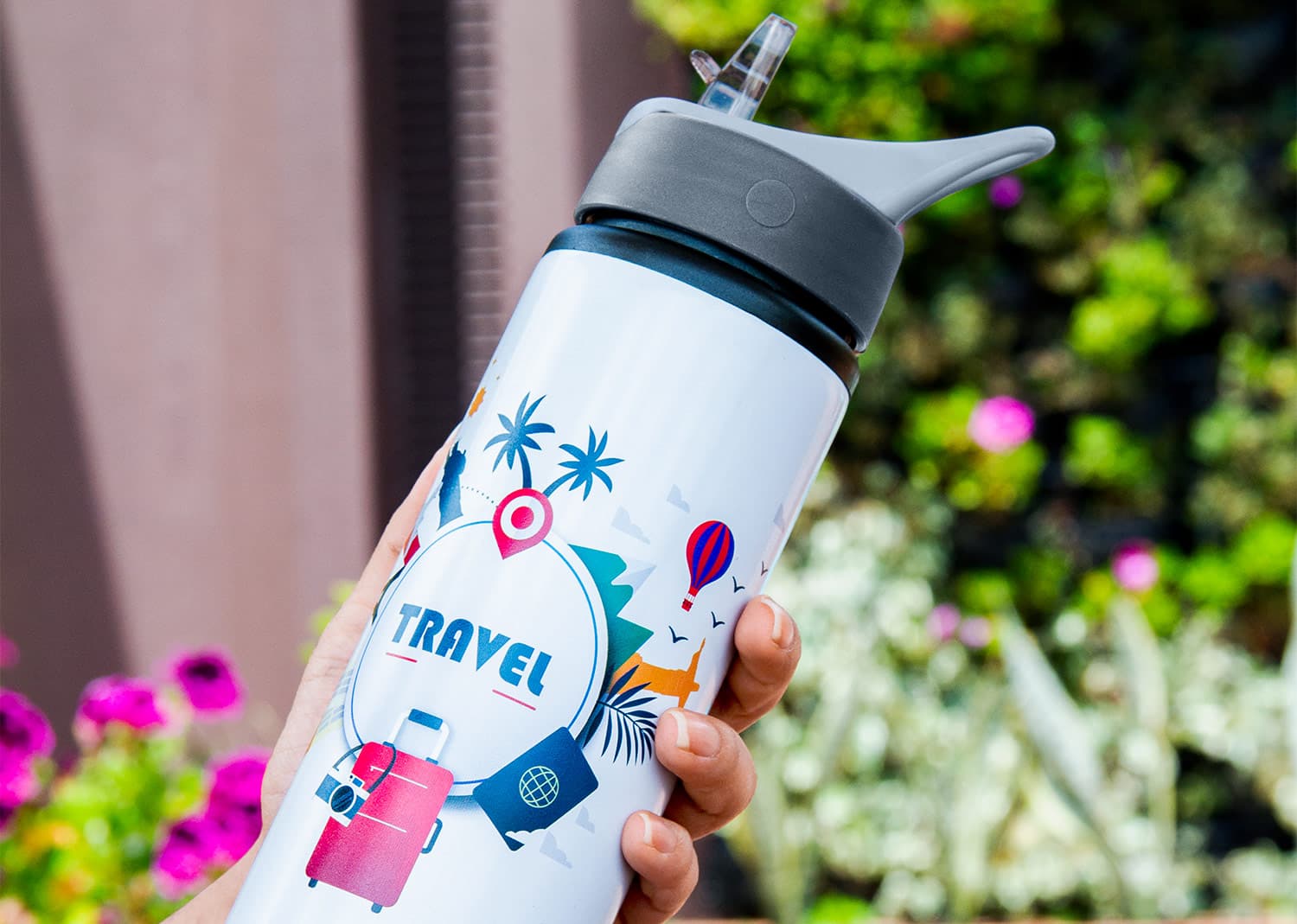 Botella Aluminio Halo 730 ml / 25 Oz 16