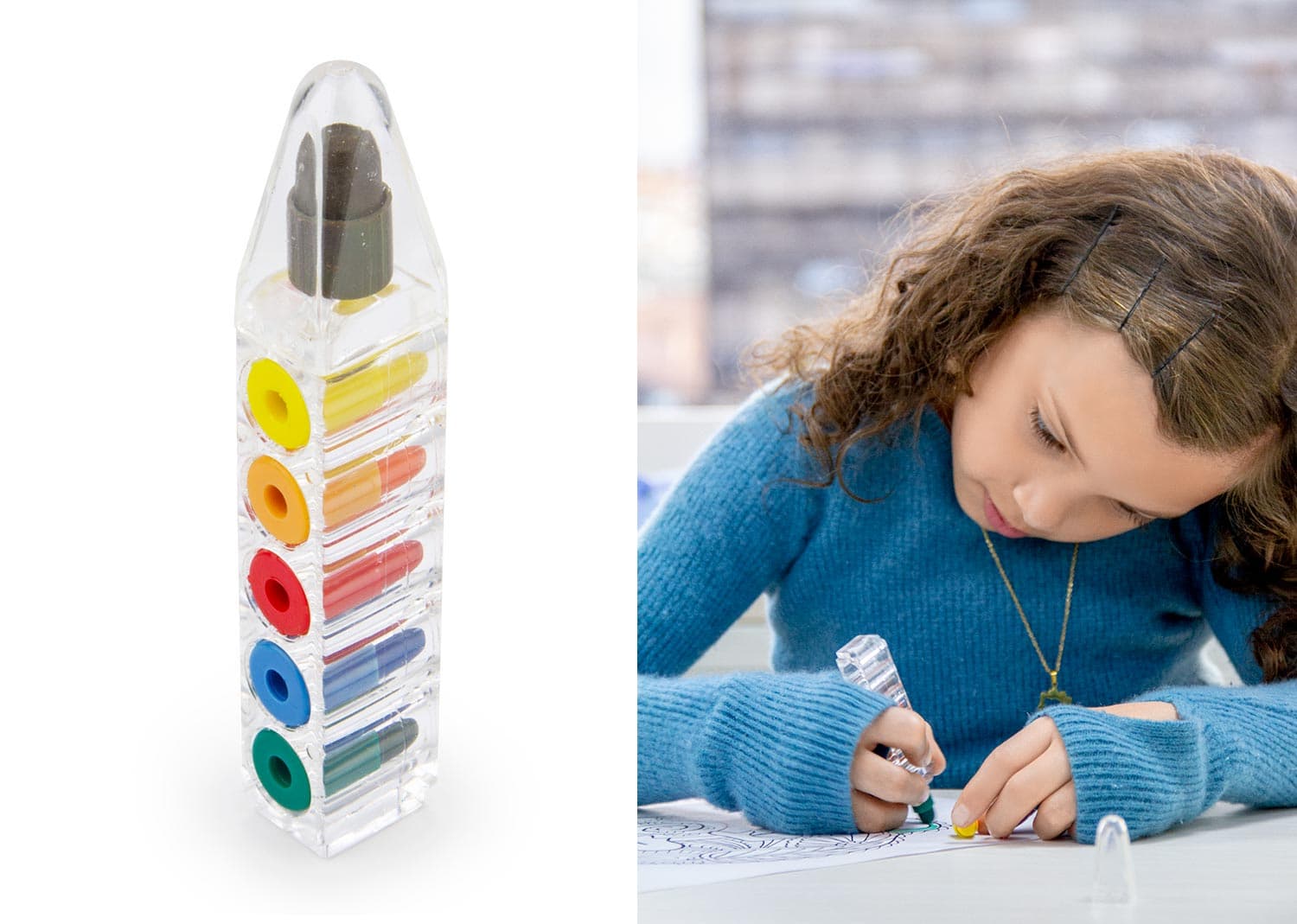 Porta Crayones 6 Puntas 4