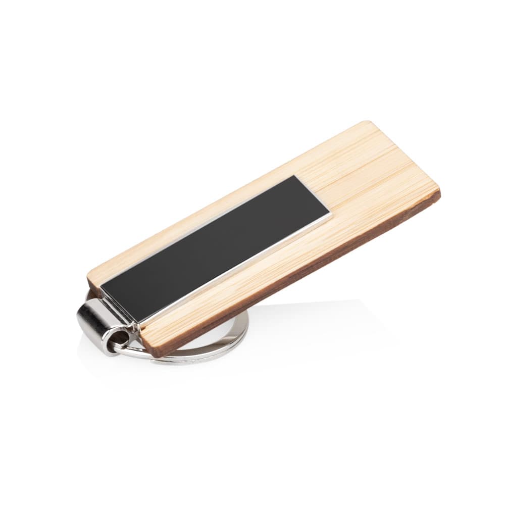 Llavero Bambú Metal 6