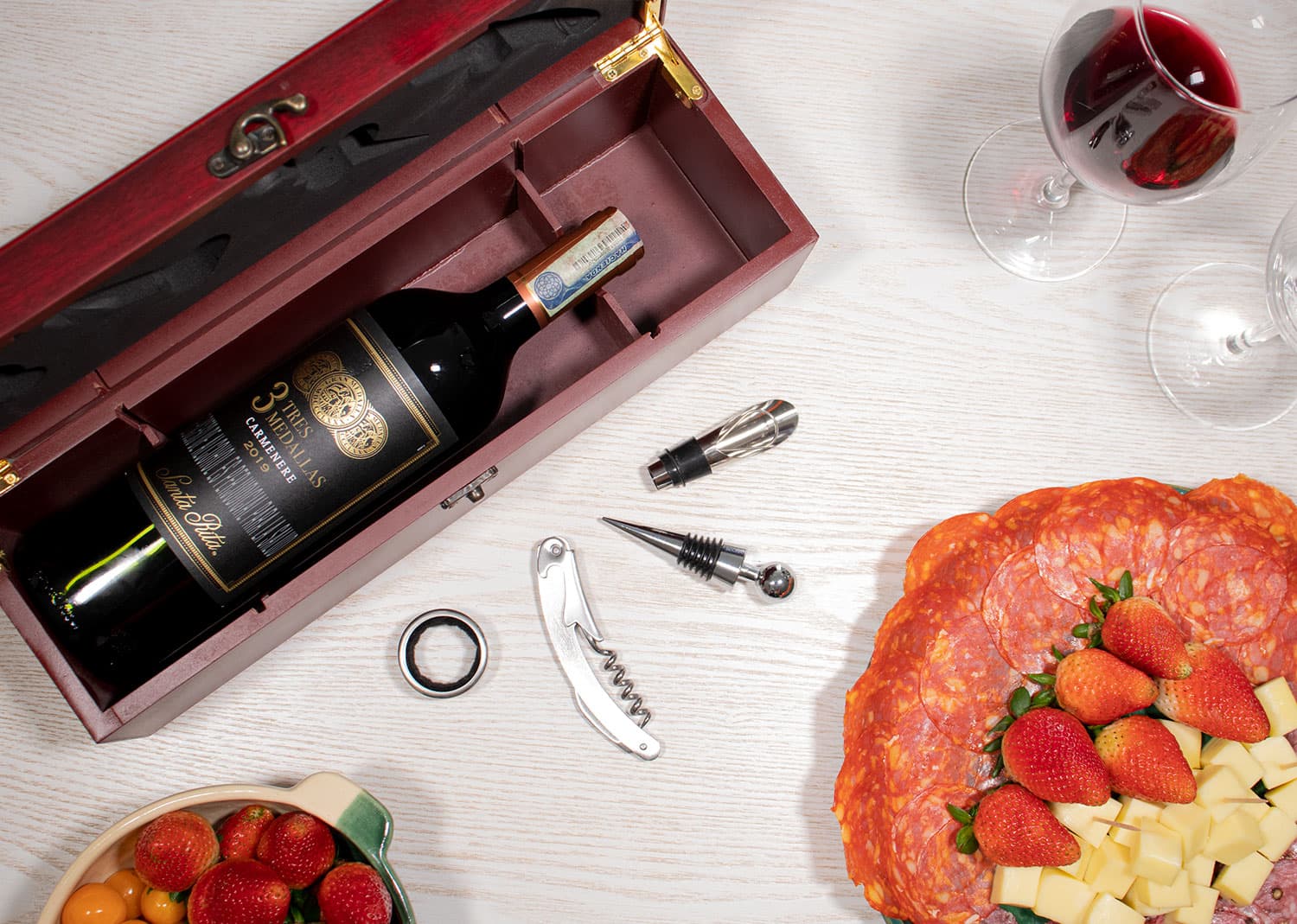 Caja de Vino Para Una Botella 8