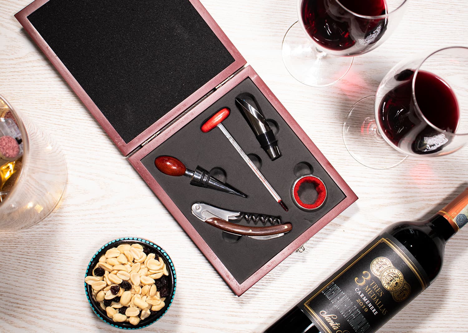 Caja de Madera 5 Accesorios 8