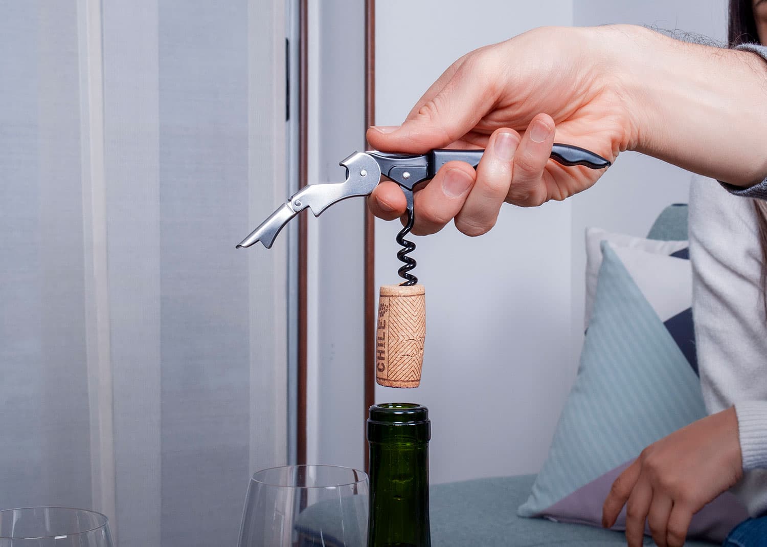 Sacacorchos de 2 Tiempos 6