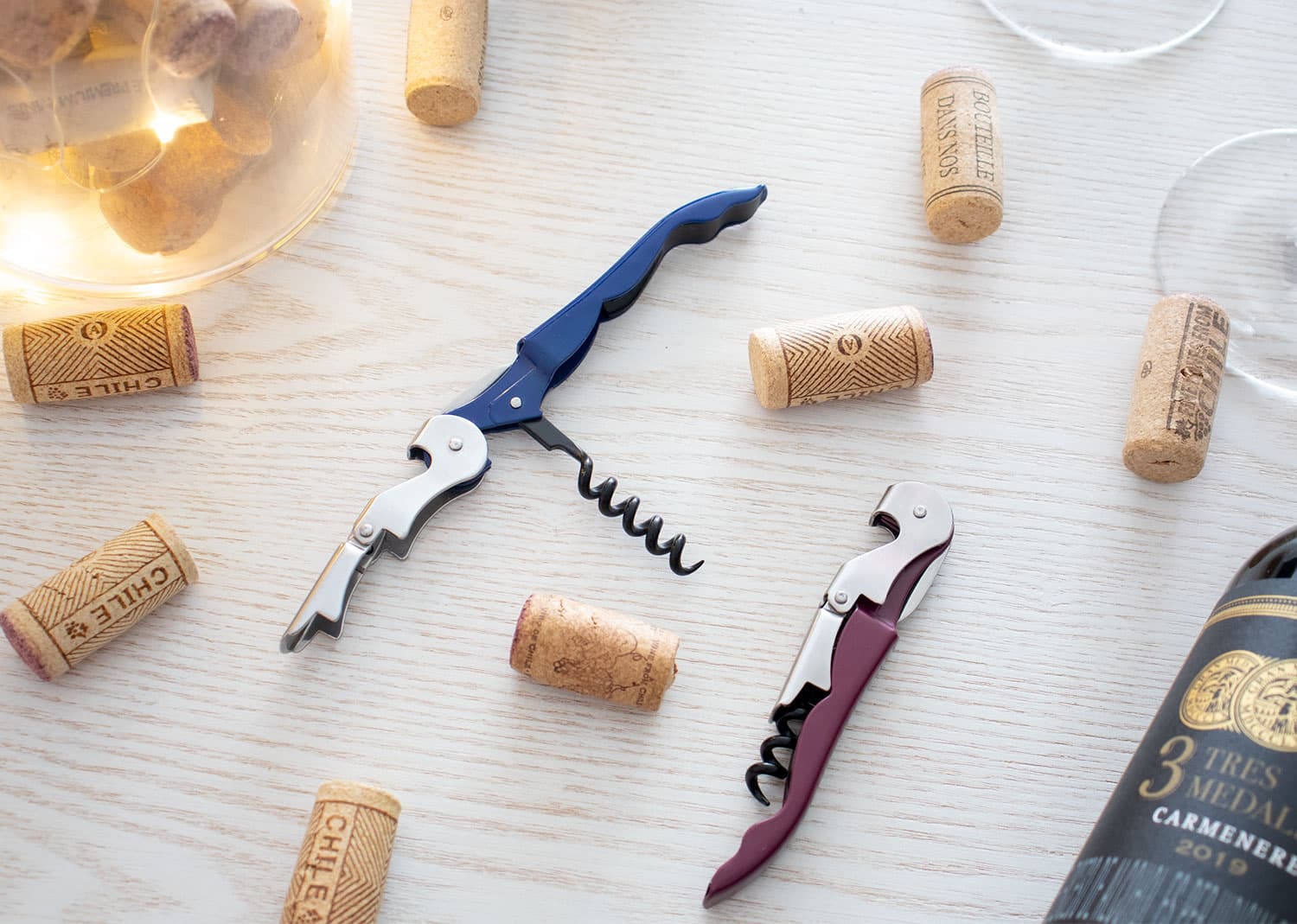 Sacacorchos de 2 Tiempos 12