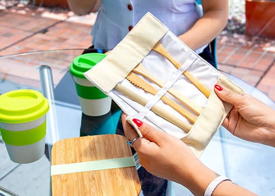 Cubiertos Bambú Tunny 7