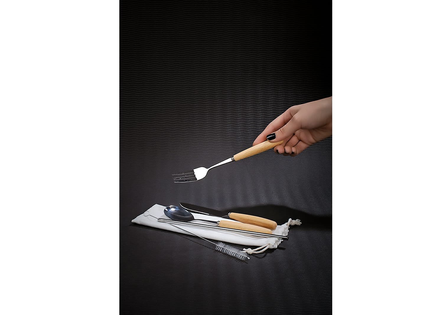 Set de Cubiertos Bambú Bella 5