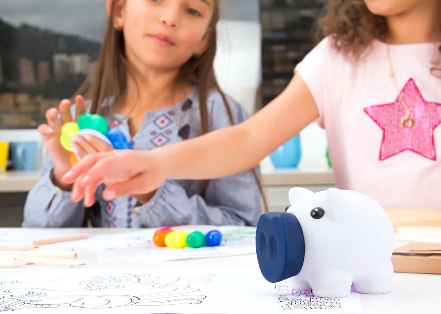 Alcancía Piggy White 4