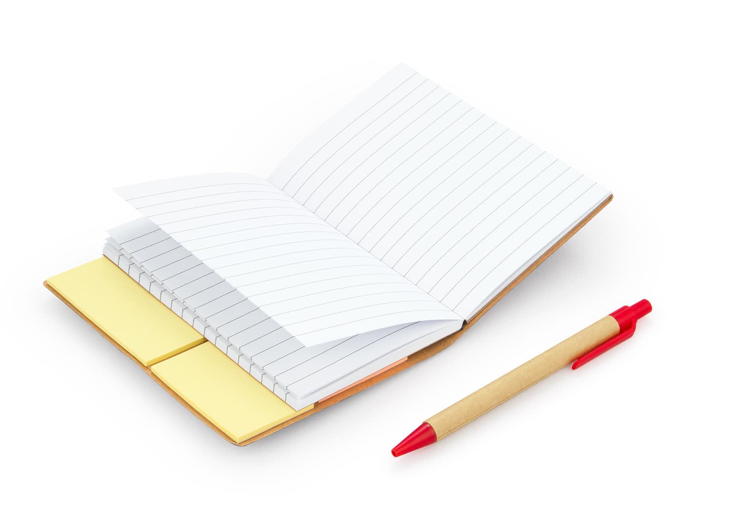 Libreta Ecológica Memo Sticky con Bolígrafo 2